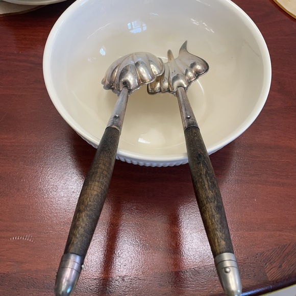 Marked Nickel-Silver Serving Set - Picture 13 of 16